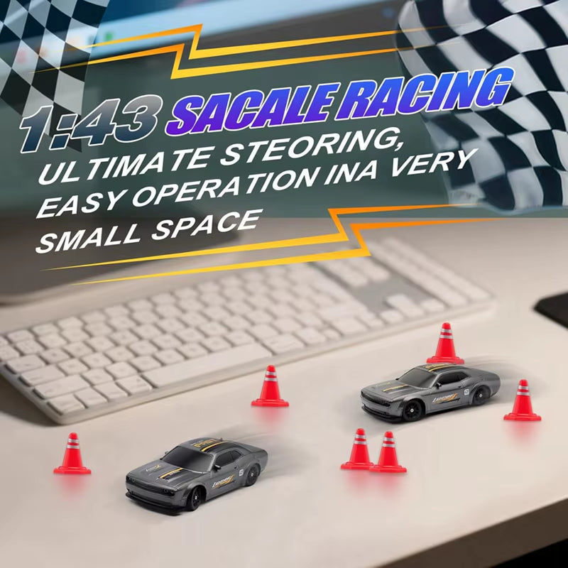 1/64 2.4G High Speed Drift Rc Car  Remote Control Car Four Wheel Drive Radio Controlled Mini RTR Racing Model Boy Toy Gift