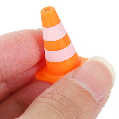 30Pcs Mini Traffic Cones Road Street Signs Children'S Mini Toys Traffic Barricade Children'S Mini Toys Construction