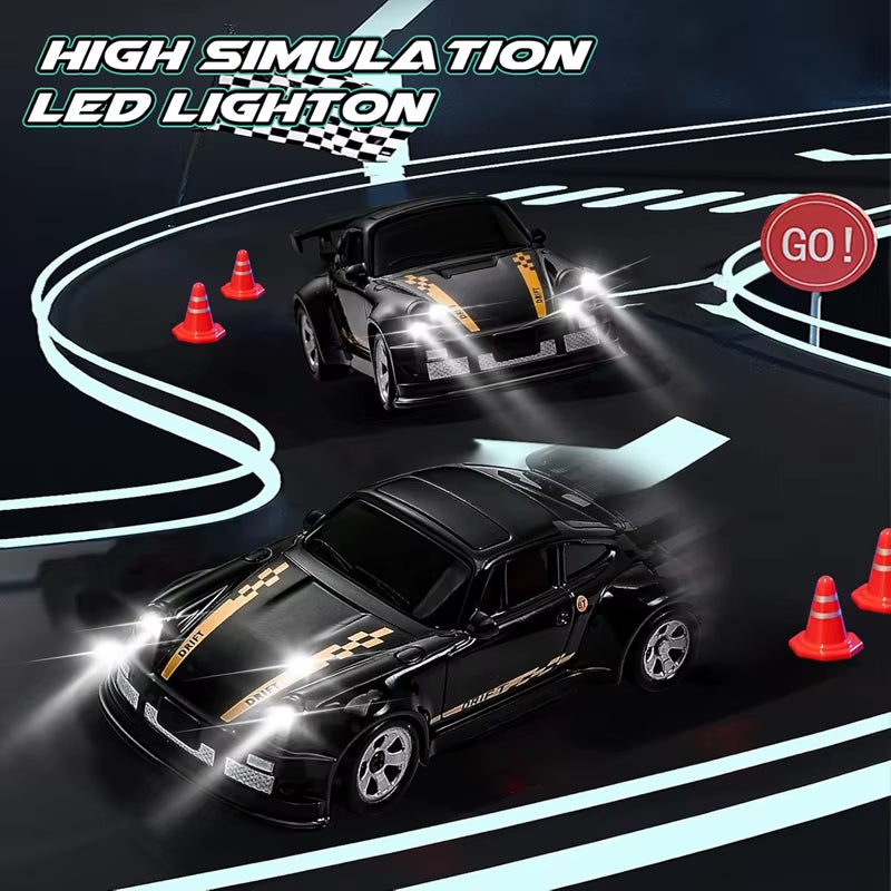 1/64 2.4G High Speed Drift Rc Car  Remote Control Car Four Wheel Drive Radio Controlled Mini RTR Racing Model Boy Toy Gift