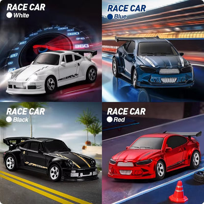 1/64 2.4G High Speed Drift Rc Car  Remote Control Car Four Wheel Drive Radio Controlled Mini RTR Racing Model Boy Toy Gift